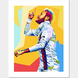 Neymar Jr Pop Art Posters and Art